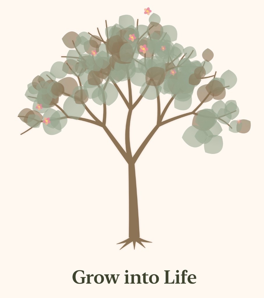 Grow Into Life — der wachsende Baum aus der App